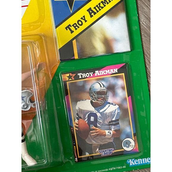 Starting Lineup 1992 Troy Aikmen with special series poster‎ - Picture 3 of 8